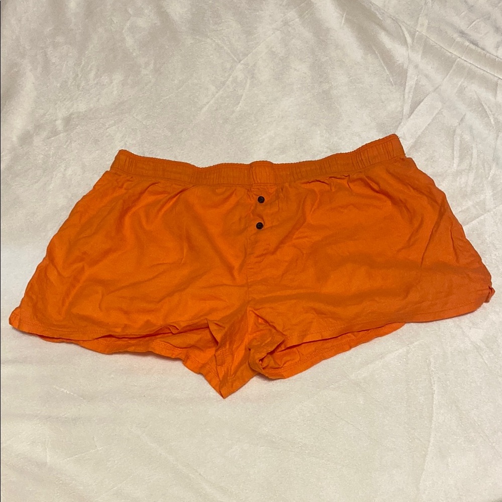 Victoria’s Secret Pink orange Halloween shorts